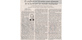 Статья Посла России в Чили С.Н.Кошкина «El conflicto en Ucrania como elemento de la lucha por un mundo multipolar», опубликованная в чилийском печатном издании «El Mercurio» (27.02.2024)