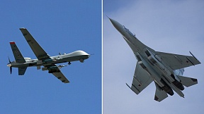 Заявление Минобороны России по поводу инцидента с американским БПЛА MQ-9, осуществлявшим полет в направлении Государственной границы Российской Федерации